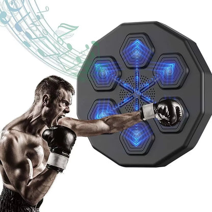 Smart Music Boxing Machine Wall Target LED Lighted Sandbag Relaxing Reaction Training Target for Boxing Sports Agility Reaction