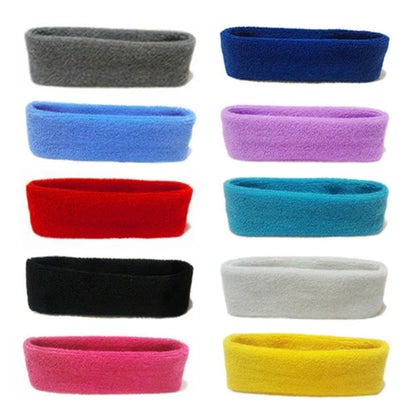 Quick Dry Sweatband Sports Yoga Fitness Stretch Sweat Hair Band Gym Sport Safety Headband Headwear