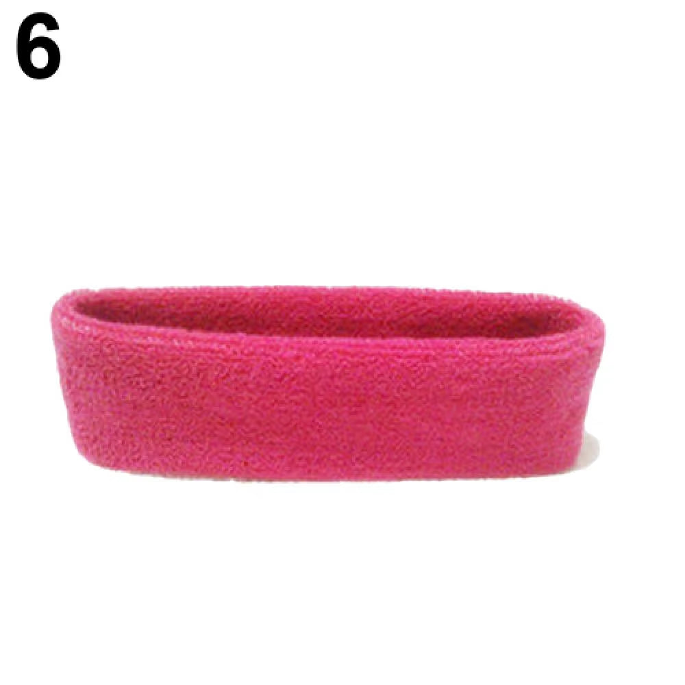 Quick Dry Sweatband Sports Yoga Fitness Stretch Sweat Hair Band Gym Sport Safety Headband Headwear