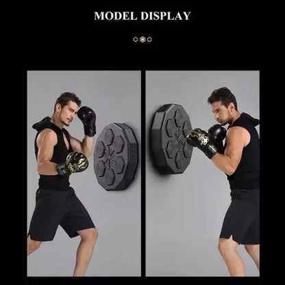 Smart Music Boxing Machine Wall Target LED Lighted Sandbag Relaxing Reaction Training Target for Boxing Sports Agility Reaction